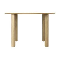 Umage Comfort Circle Dining Table - Rippled - Oak - thumbnail 2