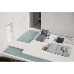 Blomus Stay Outdoor Lounger Colour: Coal, Size: 80 x 150 cm - thumbnail 2
