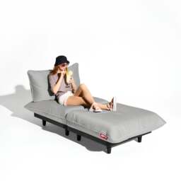 Fatboy Paletti Outdoor Set & Light Grey Table - Royal - Large Colour: Wolf Grey - thumbnail 3