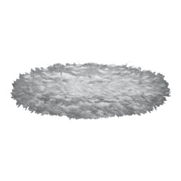 Umage Eos Esther Feather Pendant Shade - Light Grey - Medium with White Cord Set With or Without Cord Set: With White Cord Set - thumbnail 2