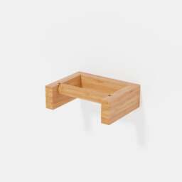 Wireworks Arena Toilet Roll Holder - Bamboo - thumbnail 2