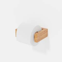 Wireworks Arena Toilet Roll Holder - Bamboo - thumbnail 5