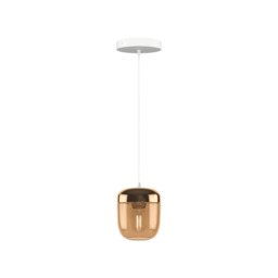 Umage Acorn Pendant Light Shade - Amber Glass/Brass Bulb Option: Without Bulb - thumbnail 3