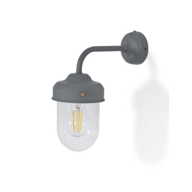 Garden Trading Thurlaston Barn Outdoor Wall Light - Charcoal - image 1