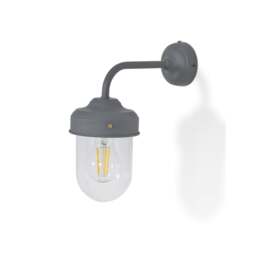 Garden Trading Thurlaston Barn Outdoor Wall Light - Charcoal