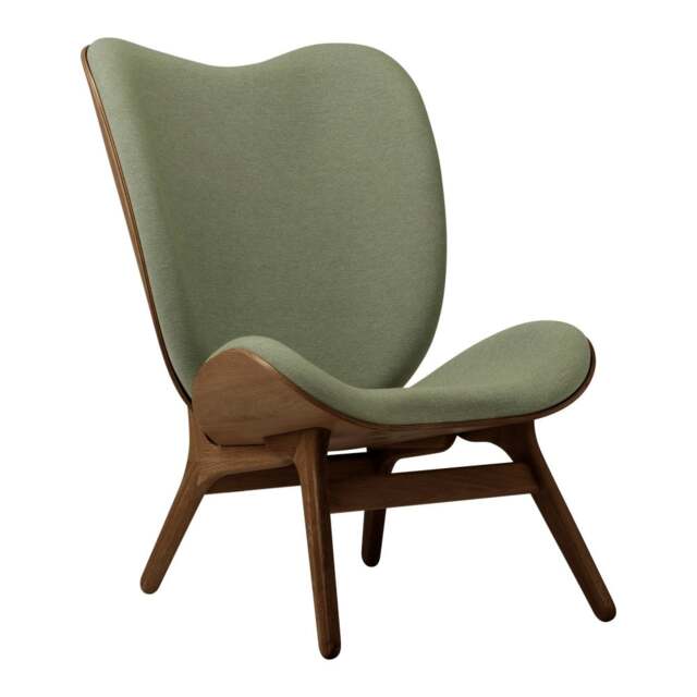 Umage A Conversation Piece Armchair - Tall - Dark Oak - Morning Meadows Colour: Morning Meadows - image 1
