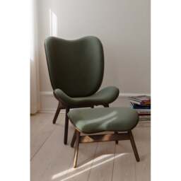 Umage A Conversation Piece Armchair - Tall - Dark Oak - Morning Meadows Colour: Morning Meadows - thumbnail 3