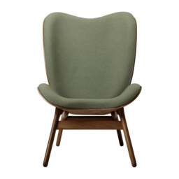 Umage A Conversation Piece Armchair - Tall - Dark Oak - Morning Meadows Colour: Morning Meadows - thumbnail 2
