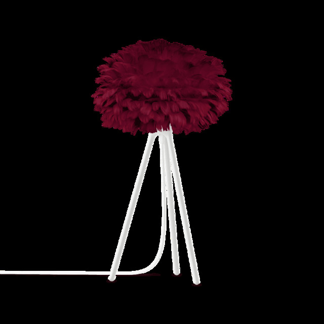 Umage Eos Tripod Table Lamp - Red Feather Eos Mini/White Tripod - image 1