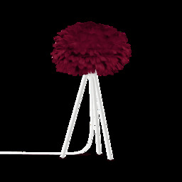Umage Eos Tripod Table Lamp - Red Feather Eos Mini/White Tripod