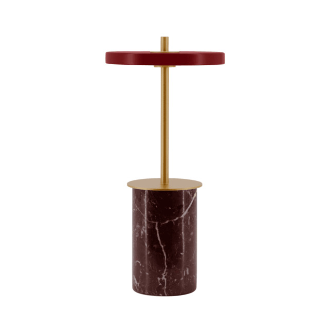 Umage Asteria Move Mini Portable Table Lamp - Red Marble - image 1