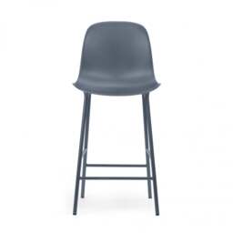Normann Copenhagen Form Bar Chair - 65cm - Blue Shell Colour: Blue - thumbnail 2