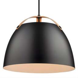 Halo Design Oslo Pendant Lamp - O 40cm - Black Size:  40cm, Colour: Black - thumbnail 1