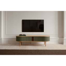 Umage Audacious TV Bench - Oak - Morning Meadows Colour: Morning Meadows - thumbnail 4