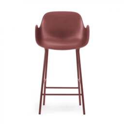 Normann Copenhagen Form Bar Armchair - 65cm - Red Shell Colour: Red - thumbnail 2