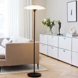Halo Design Baroni Floor Light - O46 - Opal Glass/Black - thumbnail 2
