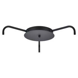 Halo Design Canopy for 4 Lamps - O 52 cm Colour: Black - thumbnail 1