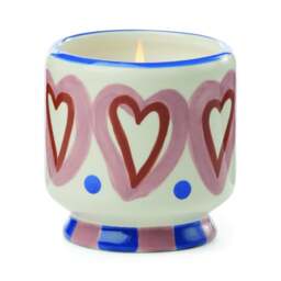 Paddywax A Dopo 8oz/226g Hearts Ceramic Candle - Rosewood Vanilla - thumbnail 3