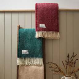 Tweedmill Textiles Pure New Wool Dune Throw - Vintage - thumbnail 3