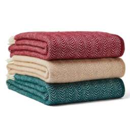 Tweedmill Textiles Pure New Wool Dune Throw - Vintage - thumbnail 2