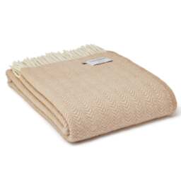 Tweedmill Textiles Pure New Wool Dune Throw - Vintage