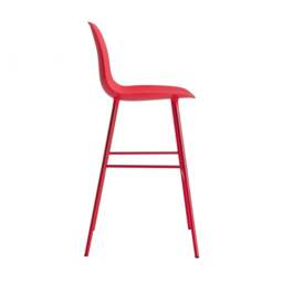 Normann Copenhagen Form Bar Chair - 75cm - Bright Red Shell Colour: Bright Red - thumbnail 3