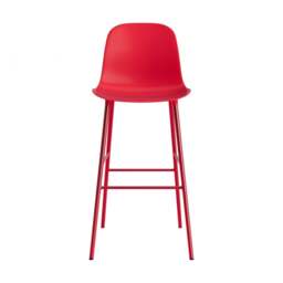 Normann Copenhagen Form Bar Chair - 75cm - Bright Red Shell Colour: Bright Red - thumbnail 2