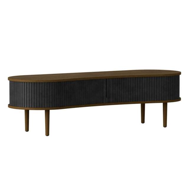 Umage Audacious TV Bench - Dark Oak - Charcoal Colour: Charcoal - image 1