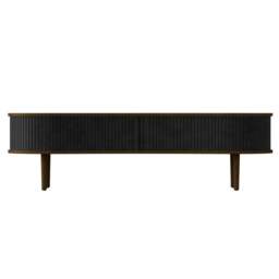Umage Audacious TV Bench - Dark Oak - Charcoal Colour: Charcoal - thumbnail 2