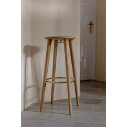 Umage The Socialite Bar Stool - Oak Colour: Oak - thumbnail 6