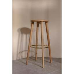 Umage The Socialite Bar Stool - Oak Colour: Oak - thumbnail 7