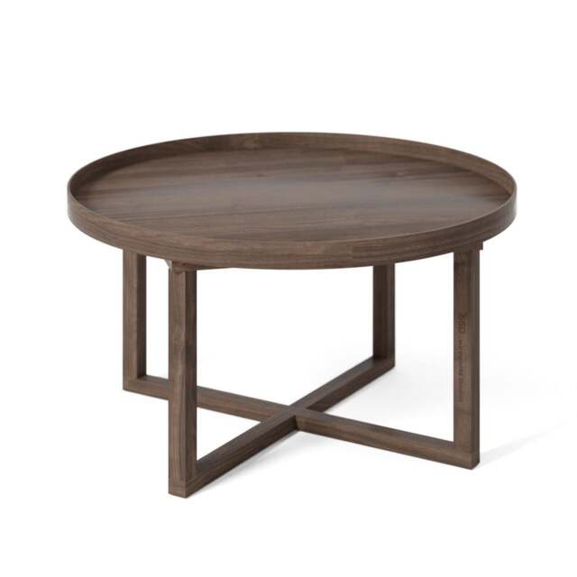 Wireworks 66D Round Coffee Table - Walnut - image 1