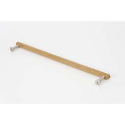 Wireworks Yoku 680 Single Towel Rail - Oak - thumbnail 3