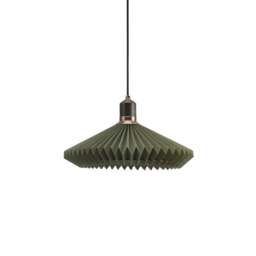 Halo Design Paris Pendant Light - O 40cm Size:  40cm, Colour: Forest Green