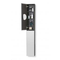 Wireworks Zone Bathroom Cabinet - Tall 1622 - Dark Oak - thumbnail 2