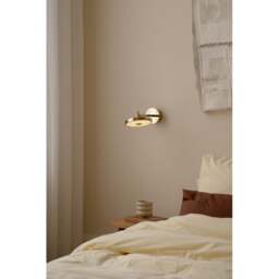 Umage Asteria Short Monochrome Wall Light - Polished Brass Colour: Polished Brass, Mounting: Hardwired - thumbnail 6