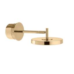 Umage Asteria Short Monochrome Wall Light - Polished Brass Colour: Polished Brass, Mounting: Hardwired - thumbnail 2