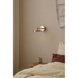 Umage Asteria Short Monochrome Wall Light - Polished Brass Colour: Polished Brass, Mounting: Hardwired - thumbnail 5