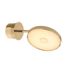 Umage Asteria Short Monochrome Wall Light - Polished Brass Colour: Polished Brass, Mounting: Hardwired