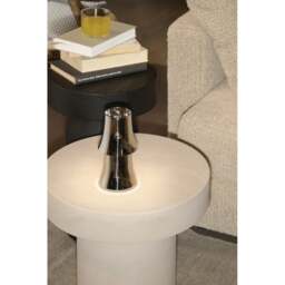 Alessi Halesia Rechargeable Table Lamp - Stainless Steel - thumbnail 2