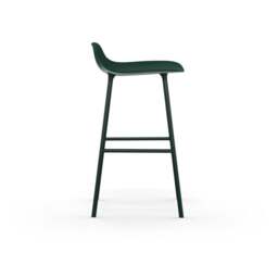 Normann Copenhagen Form Barstool - 65cm - Green - Green Legs Shell Colour: Green, Leg Colour: Matching Shell Colour - thumbnail 3