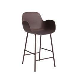Normann Copenhagen Form Bar Armchair - 65cm - Brown Shell Colour: Brown