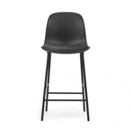Normann Copenhagen Form Bar Chair - 65cm - Black Shell Colour: Black - thumbnail 2