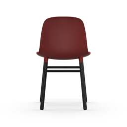 Normann Copenhagen Form Chair - Red - Black Oak Legs Shell Colour: Red, Leg Colour: Black Oak - thumbnail 4
