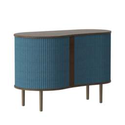 Umage Audacious Sideboard Cabinet - Dark Oak - Petrol Blue