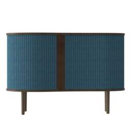Umage Audacious Sideboard Cabinet - Dark Oak - Petrol Blue - thumbnail 2