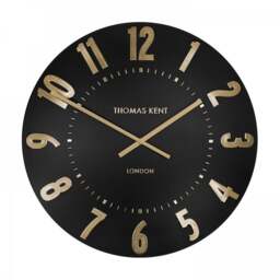 Thomas Kent Mulberry Wall Clock - 20" - Noir Size: 20" - thumbnail 2