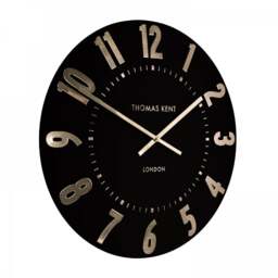 Thomas Kent Mulberry Wall Clock - 20" - Noir Size: 20" - thumbnail 1