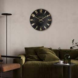 Thomas Kent Mulberry Wall Clock - 20" - Noir Size: 20" - thumbnail 3