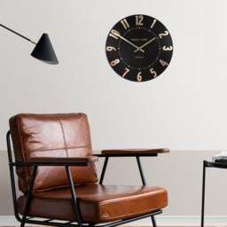 Thomas Kent Mulberry Wall Clock - 20" - Noir Size: 20" - thumbnail 4